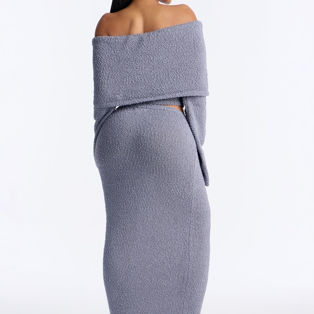 Fashion Nova Gray Skirt Set - Picture 3 of 4